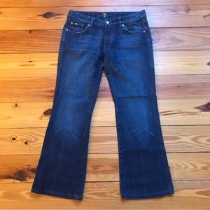 7FAM Seven for All Mankind Medium Wash A Pocket Flare Jeans, EUC, 31